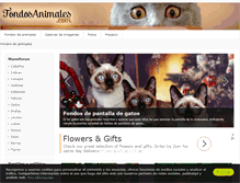 Tablet Screenshot of fondosanimales.com